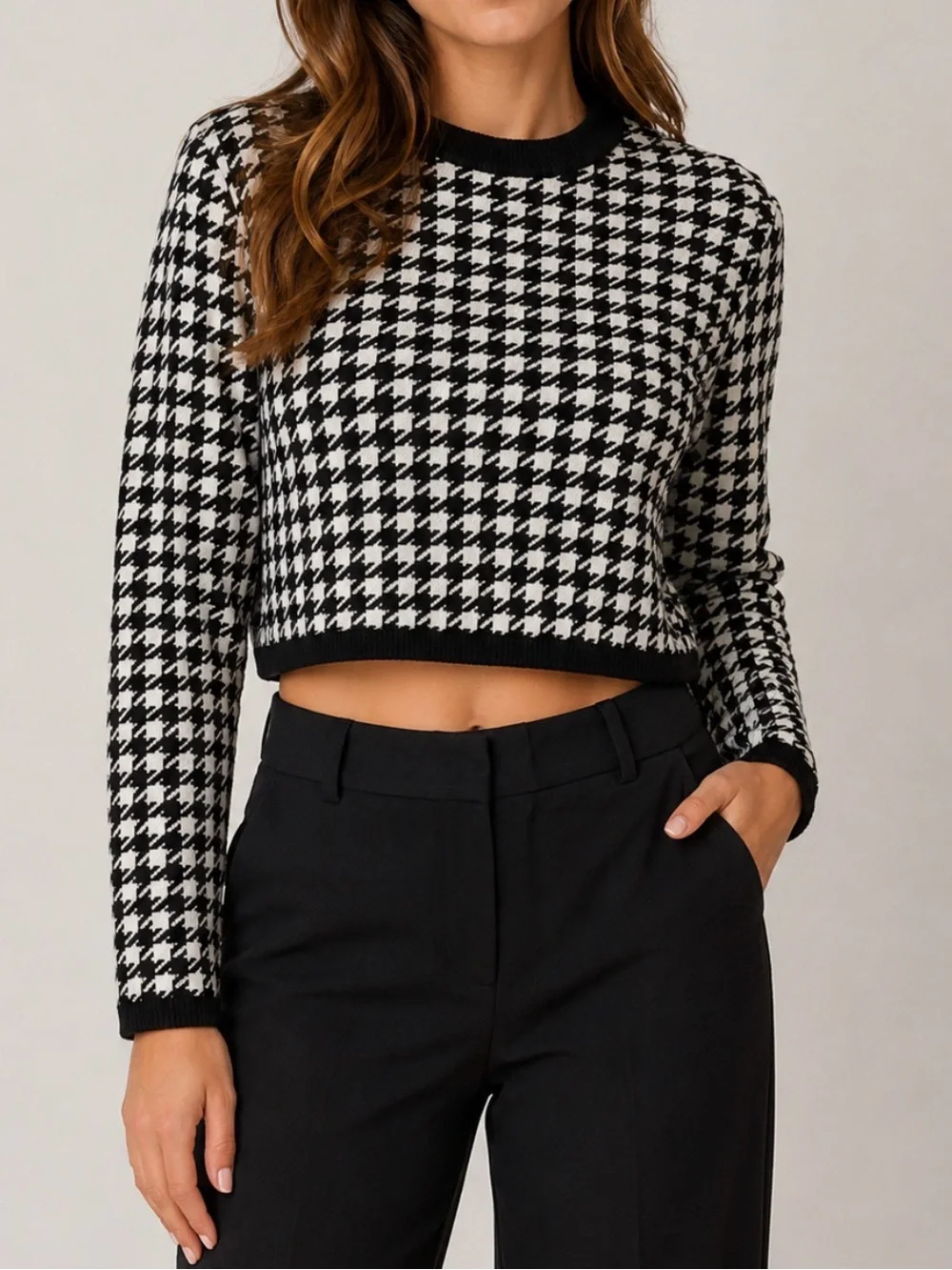 Express Houndstooth Sweater